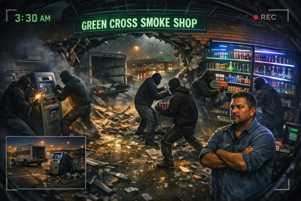 Burglars Ram U-Haul into Houston Smoke Shop in Coordinated Early-Morning Assault