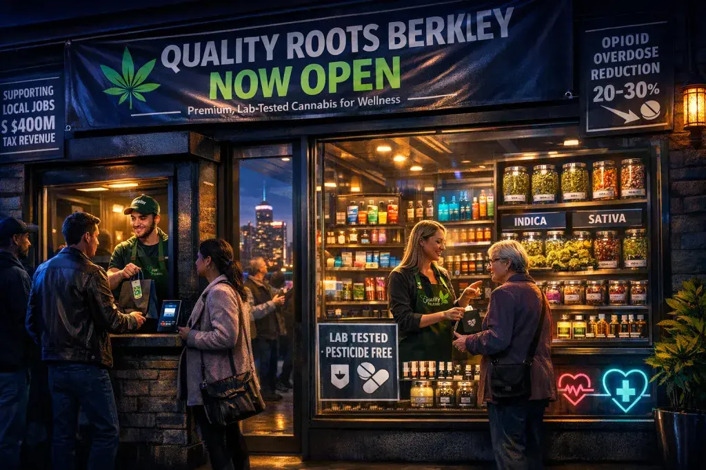Quality Roots Opens Berkley Retail Location, Strengthening Local Cannabis Access