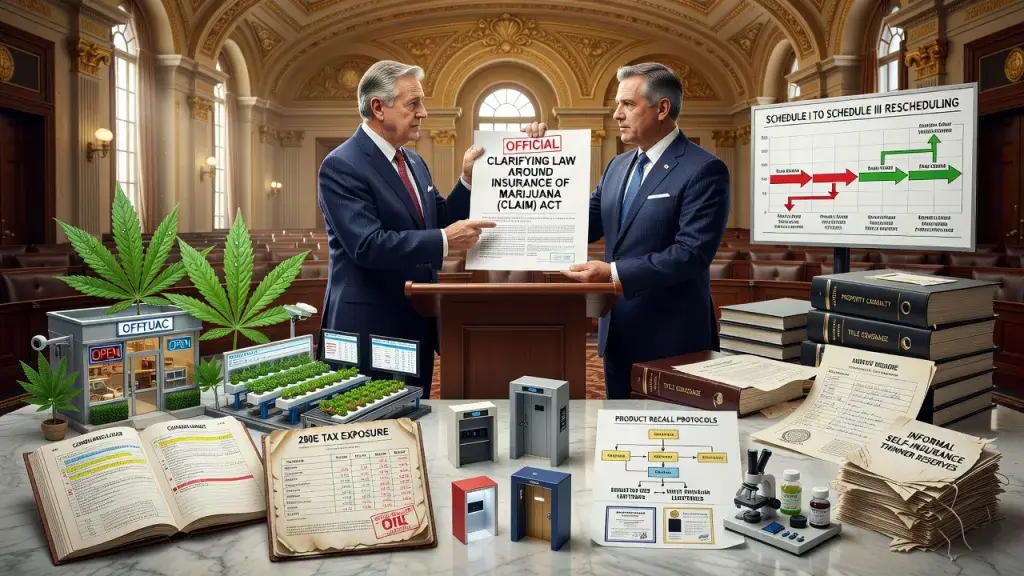 Senators Revive Bill to Shield Insurers Serving Cannabis Businesses